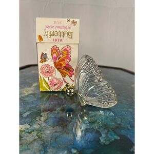 Vintage Avon Butterfly Unforgettable Cologne Bottle w/ Box Empty